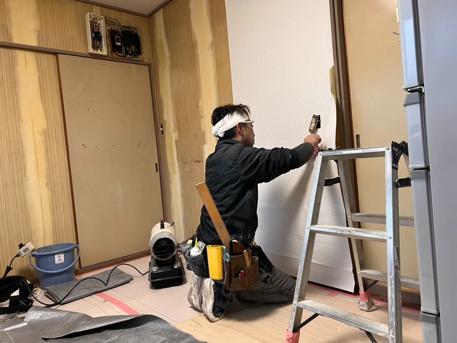 福島県　郡山市　　内装リフォーム　 水廻り・クロス工事